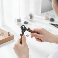 Ergonomic Wire Looping Pliers with Spring Precision Loop Forming Pliers Comfortable Wire Looping Tool Compact for Jewelers, Crafters, Beaders, Beadwork