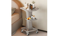 Beauty Device Cart Mobile Beauty Salon Trolley Compact Rolling Salon Trolley for Estheticians, Spa Treatment Rooms, Residential Aesthetic Rooms