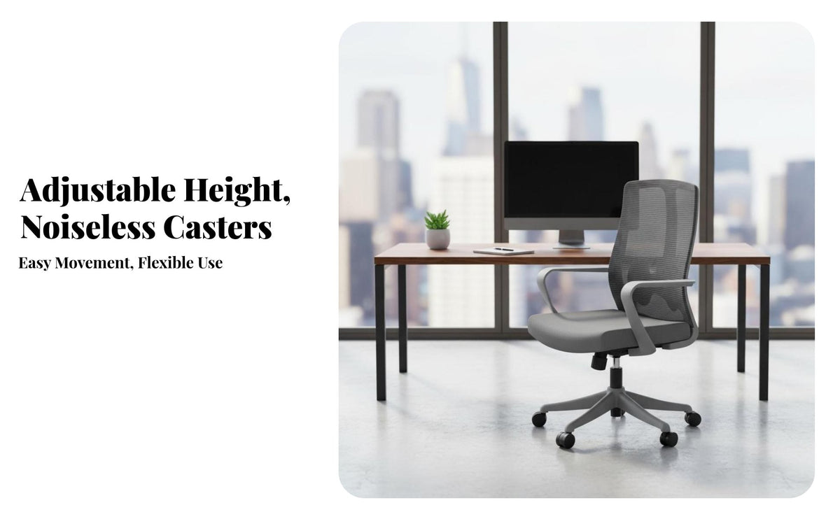 Ergonomic Design Reclining Desk Chair with Footrest Adjustable Height Office Furniture Longperiod Comfort Breathable Mesh spine for Remote Workers, Students, video game enthusiasts, Study Room, Studying, Bedroom