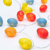 Easter Egg Festive Atmosphere LED Cracked Egg Lights Creative Design Lighted Easter Garland for Homeowners, Living Room, Bedroom, Mantel