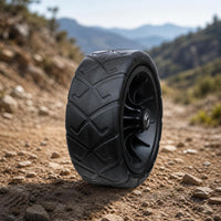 Rough-Terrain Wheel Treaded Wheel with Grip Design Wide-Profile for Market Stalls