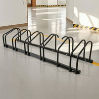 Bike Floor Parking Rack Carbon Steel Floor Bike Rack Bike Parking Stand Powder Coated Heavy Duty for Cyclists, Garage
