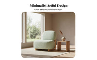 sleeklow-stance Wooden Frame Armchair Japanese-Influenced & design ground-hugging Armchair Minimalist Design Lounge Chair for Home Decorators, Adults, Living Room, Office