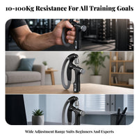 U-Shaped Design Hand Grip Strength Exerciser Metal Spring Adjustable Hand Gripper Handheld Fitness Equipment Multiple Resistance Levels