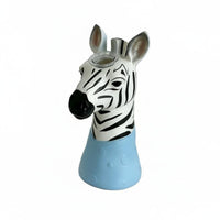 Striped Horse Head Vase Multi-Functional Container Creature Head Vase