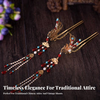 Dynastic Period Design Hair Adornment Kit Intricate Features Traditional Chinese Headdress Set Ancient Design Bridal Hair Crown
