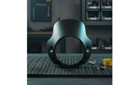 Headlight Cowl Cover Glossy Finish Black Headlight Fairing Visor for Street Riding