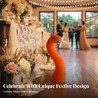 Peacock Head Decoration Festive Peacock Headpiece Accessory Eye-Catching Centerpiece Flower Arrangement Accessory for Business Owners, Grand Openings