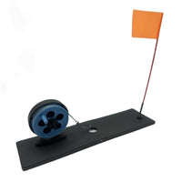 Fly Spear Portable Floating Square Ice Fishing Platform with Ultra-Short Rod