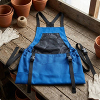 Shoulder Straps Gardening Picking Bag Front Pouch Harvest Apron Bag Buckle Opening Garden Harvest Apron Two-Tone for Unwanted Plants Pulling