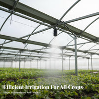 Hanging Micro Sprinkler Water Saving Greenhouse Irrigation Nozzle Easy Installation Light Shower Nozzle for Gardeners, Homeowners, Farm, Orchard