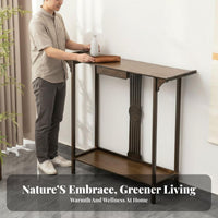 Narrow Altardesign Table Modern Chinese Aesthetic Home Furnishing Meditative-Inspired Slim Shape for Foyer, Living Room