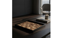 Rectangular Tray Versatile Rectangular Tray with Faux Stylish for Vanity