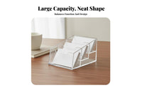 Acrylic Business Card Holder Minimalist Design Desktop Name Card Organizer Office Supply for Countertop, Reception Desk, Commerce Show