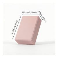 Sturdy EVA Foam Exercise Block Firm Foam Exercise Block Lightweight Blocks Upgraded for Home Workout, Studio