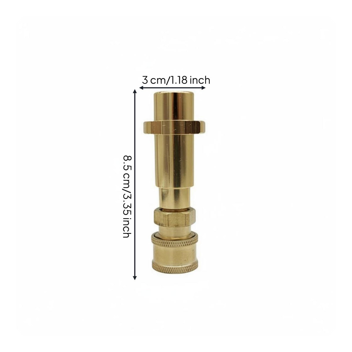 Wide Compatibility Foam Cannon Adapter Heavy Duty Pressure Washer Adapter Solid Connection High Pressure Connector Long-Lasting for DIY Enthusiasts, Driveway Cleaning