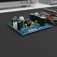 Low Noise NE5532 Preamplifier Board Double-Sided PCB Single Power Supply Preamp Board High-Fidelity Electronic Component Compact Size for DIY Enthusiasts
