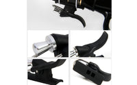 Stainless Steel Revolving Reel Finger Protector Metal Support Arm Fishing Trigger Aid Compact Snap-on Reel Trigger Curved