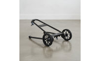 Aluminum Alloy Rear Cargo Rack with Guide Wheels Sturdy Folding Bike Rear Rack High Strength Cylindrical for Commuters, Cyclists, Daily Commuting, Shopping