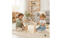 Wooden Activity Table with Bead Maze Child-Focused Wooden Activity Table Toy Early Learning Furniture Sensory for Toddlers