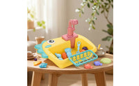 Circulating Play Sink with Fishing Toys Battery-Operated Toy Sink with Running Water Interactive Water Play Toy Child-Friendly for Preschoolers, Toddlers, Kids, Playroom, Preschool, Sensory Table