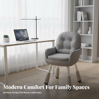 Comfortable Armless rolling Chair Height Adjustable Vanity Stool Ergonomic spinerest Office Furniture 360-Degree pivot for Students, Women, Adults, Bedroom, Dorm Room