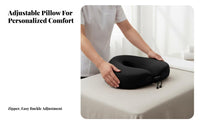Slow-Rebound Memory Foam Massage Table Face Cushion Ergonomic Design Face down Pillow Removable Washable Cover for Home Users, Spas