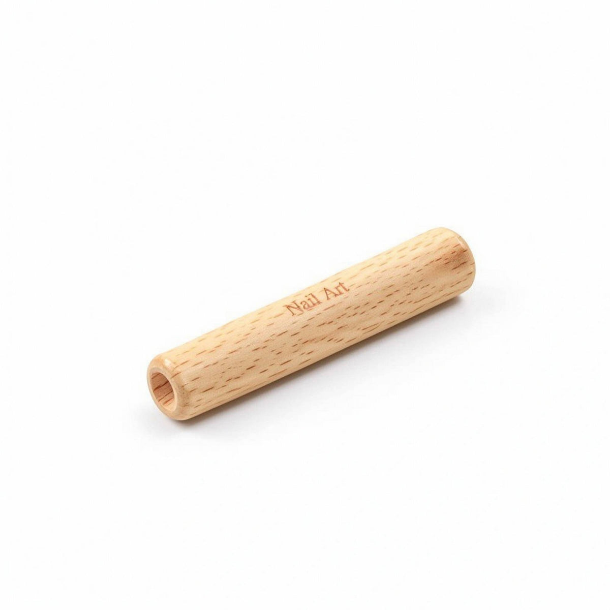 Nail Art Brush Handle Replacement Nail Brush with Wooden Handle Detachable Long-Lasting for Manicurists, Manicure Stations