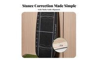 Provides Instant Feedback Golf Swing Balance Board Long-Lasting Wooden Construction Golf Weight Transfer Board Non-Slip Surface for Golfers