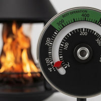 Analog Fireplace Thermometer Optimal Temperature Zone Fireplace Thermometer