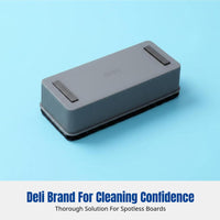 Magnetic Whiteboard Eraser, Cloth Surface Back, Easy to Clean, For School Office Glass Boards