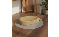 Oval Cat Scratcher Bed Cat Scratching Nest 2-in-1 Design Pet Supplies for Kittens