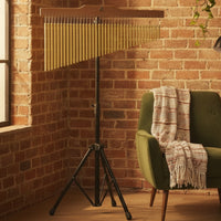 Adjustable Height Bar Chime Freestanding 36-Tone Wind Chime Percussion