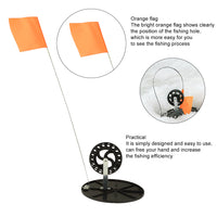FTK Winter Ice Fishing Kit with Rod Bag and 10-Piece Automatic Fishing Platform