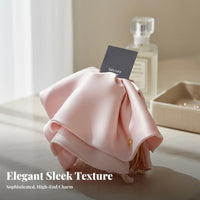 Satin Bow Hair Fastener Elegant Design Bow Hair Claw Versatile Ponytail Holder Clip for Women, Girls, Special Occasions, Parties, Daily Wear