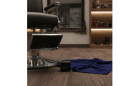 Salon Chair Round Base Polished Chrome Finish Barber Chair Base Anti-Slip Rubber Gasket Furniture Part for Beauty Parlor