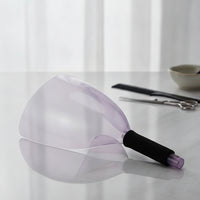 Handheld Barber Face Guard Translucent Face Guard with Sponge Handle Smooth Hairspray Protector Transparent for Hair Cutting, Salons