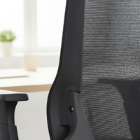 Support Ergonomic Office Chair Rocking Function Mesh Back Computer Chair Heavy Duty for Students