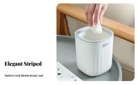 Desktop Trash Can Stylish Appearance Desktop Waste Basket Mini Trash Can Pressure Holder Design Mini Wastebasket Space-Saving