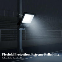 Long-Lasting LED Floodlight Long Lifespan Waterproof Outdoor Light Energy Saving for Parking Lots, Billboards, Courtyards