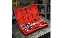 5 Pieces Professional Slide Hammer Puller Kit Wide Application Slide Hammer and Bearing Remover Set Long-Lasting Tool Sturdy for Automotive Repair, Garages