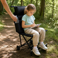 Portable Folding Outdoor Cart with Wheels for Seniors and Pregnant Women