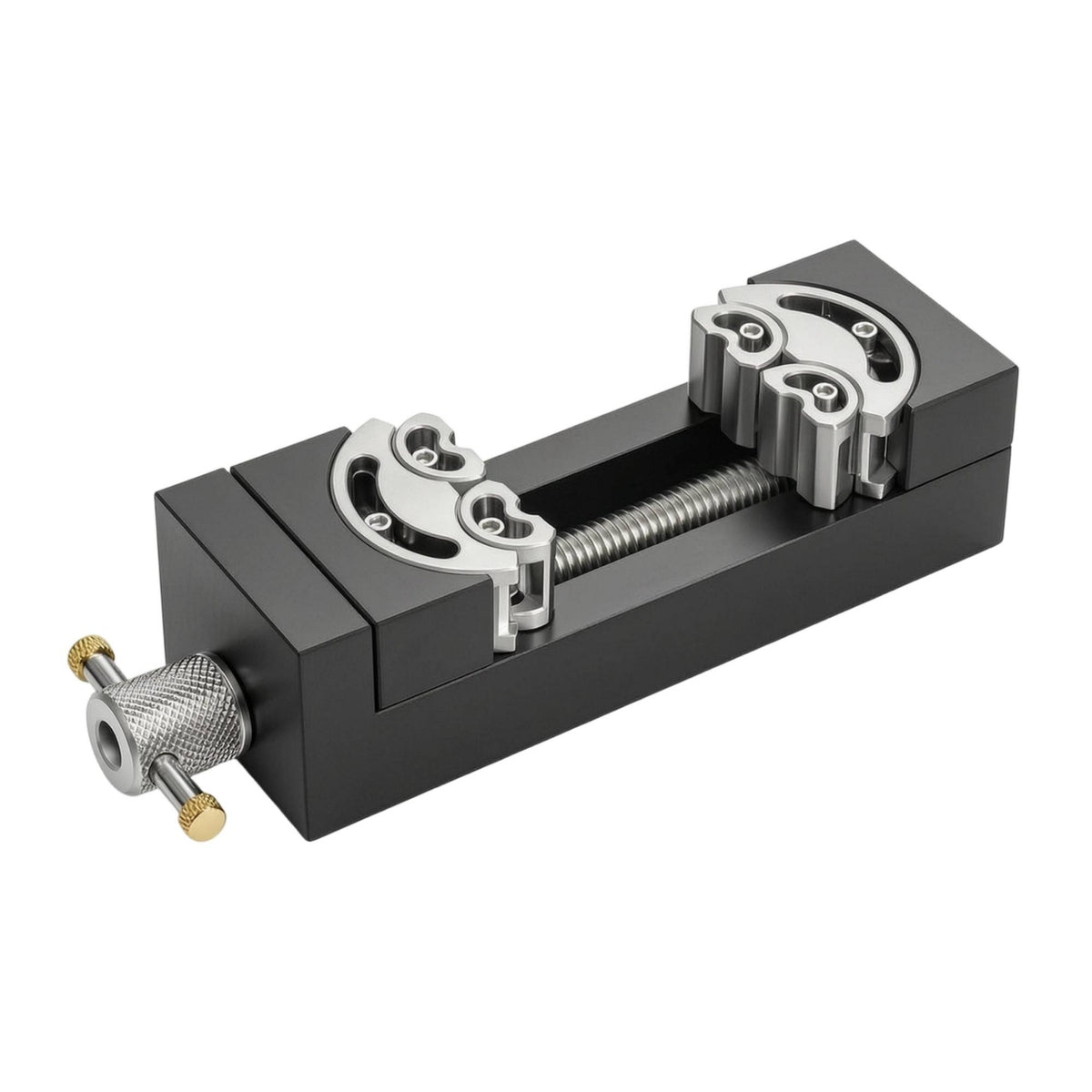 Mini Vise Clamp Portable Vise with Brass Handle Tool for Hobbyists