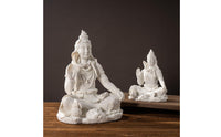Shiva Figurine Meditating Shiva Statue with Spiritual Hindu Idol for Stretching Practice Practitioners