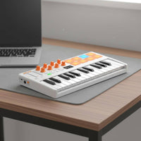 Backlit Pads RGB Pad Controller Keyboard Rechargeable Battery Portable Wireless MIDI Keyboard App Control Bluetooth Midi Controller for DJs, Producers, Beginners, Travel, Live Performance, Studio