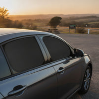 4 Pieces Easy to Install Car Side Window Sun Shade Opaque Car Window Screen Complete Blackout Panel Protection for Commuters