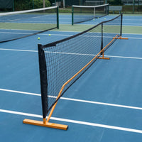 Pickleball Net System with Wheels Wheeled Pickleball Net with Wheels Outdoor for Coaches, Driveway, Backyard