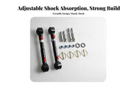 2 Pieces Locking Nuts Chassis Linkage Rod Black Adjustable Linkage Rod