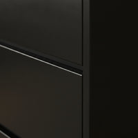 6-Drawer Dresser Handleless 6 Drawer Dresser Floor-Standing Storage Cabinet with Drawers for Bedroom, Living Room, Apartment