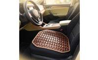 Car Seat Cushion Non-Sweat Bamboo Car Seat Pad Natural Flat for Drivers, Road Trips